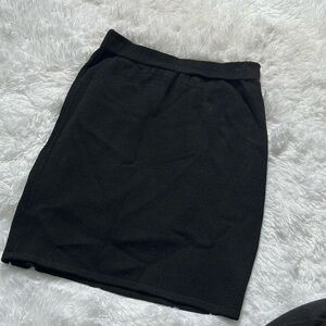 St. John Black Skirt